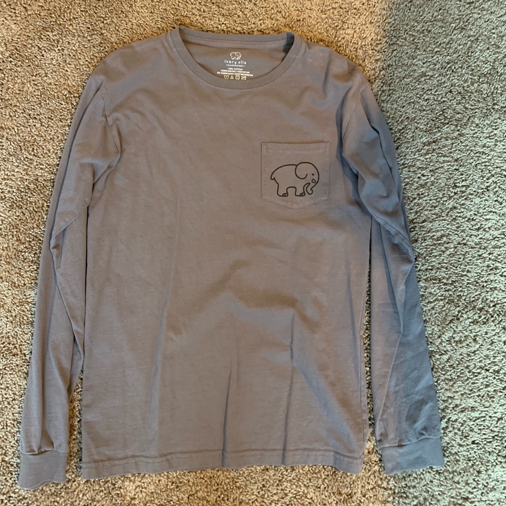 Ivory Ella Mettalic Long Sleeve